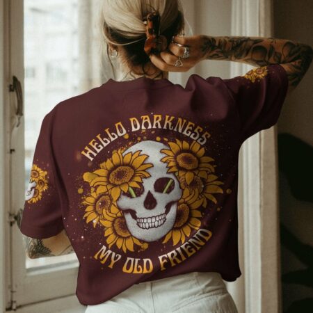 HELLO DARKNESS MY OLD FRIEND SKULL ALL OVER PRINT - YHDU1303232