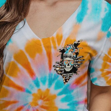 DON'T TRY TO FIGURE ME OUT TIE DYE MESSY BUN ALL OVER PRINT - TLTW2604233