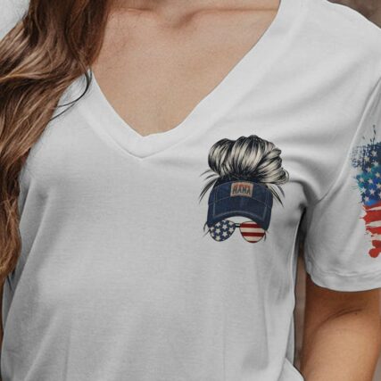 I'M A B DON'T TRY ME AMERICAN MESSY BUN ALL OVER PRINT - TLTW1201232