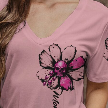 MOM LIFE DAISY SKULL ALL OVER PRINT - TLNZ2402234