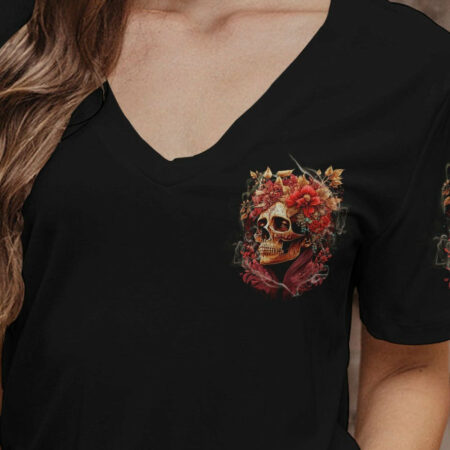 IF MY MOUTH DOESN'T SAY IT SKULL FLOWER ALL OVER PRINT - TLTW1204233