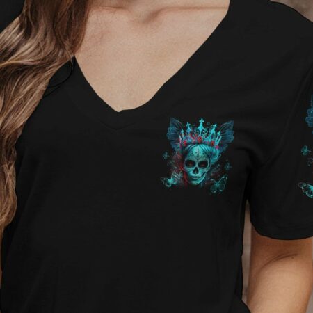 I'M THE F QUEEN SUGAR SKULL ALL OVER PRINT - TLTW3003234
