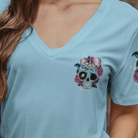 I AM A SWEET GIRL FUNNY SKULL ALL OVER PRINT - YHHG1601234