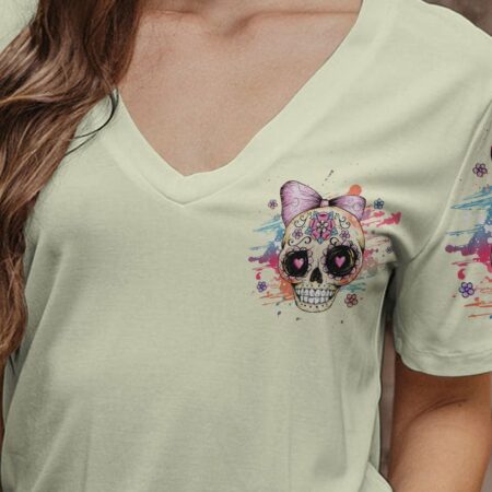 I AM A SWEET GIRL SKULL ALL OVER PRINT - YHHG0203231