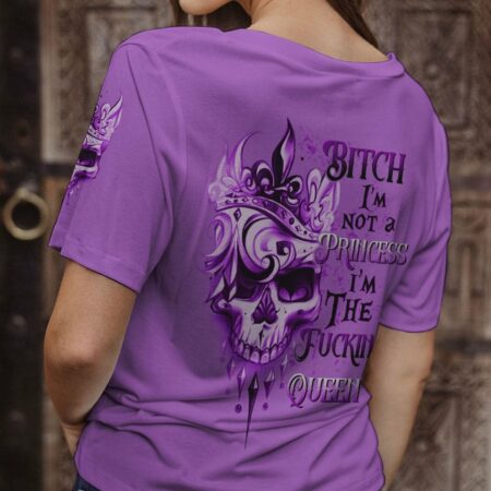 I'M THE FKING QUEEN TATTOOED SKULL ALL OVER PRINT - TLTW1401232