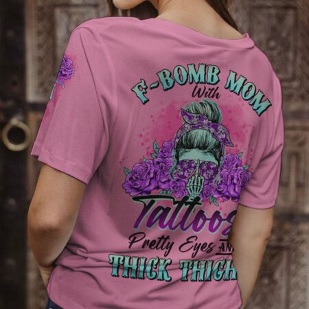 F-BOMB MOM WITH TATTOOS ALL OVER PRINT - TLNO2002231