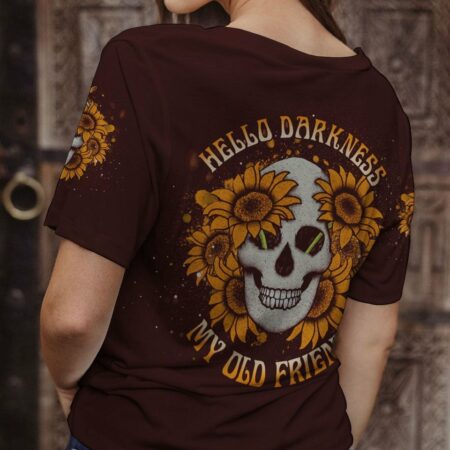HELLO DARKNESS MY OLD FRIEND SKULL ALL OVER PRINT - YHDU1303232