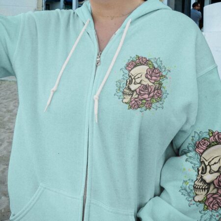 I MAY NOT BE PERFECT SKULL ROSES ALL OVER PRINT - YHLN2103233