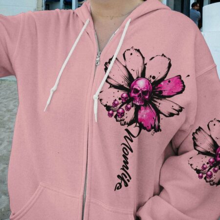 MOM LIFE DAISY SKULL ALL OVER PRINT - TLNZ2402234
