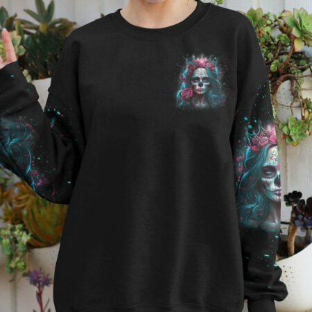 I'M THE F QUEEN SUGAR SKULL ALL OVER PRINT - YHLN1104231
