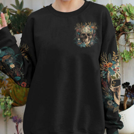 AND INTO THE FOREST I GO SKULL ALL OVER PRINT - TLNT1204232