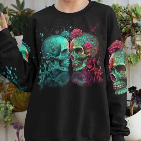 DON'T TRY TO FIGURE ME OUT SKULL ALL OVER PRINT - TLTR2803231
