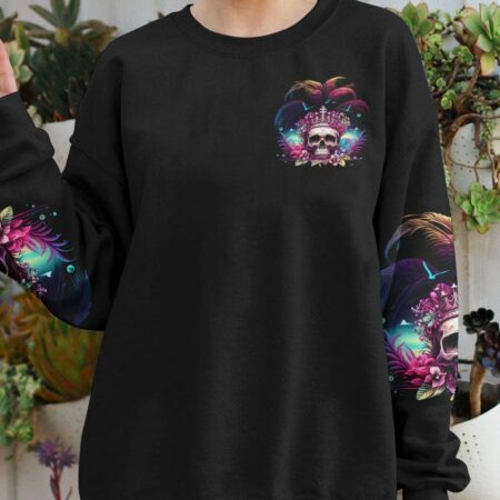 I'M THE F QUEEN OCEAN SKULL ALL OVER PRINT - TLTW2404231