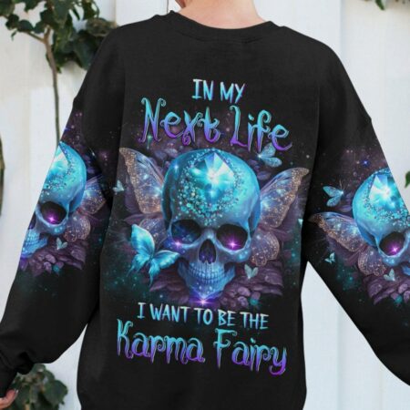 KARMA FAIRY SKULL BUTTERFLY ALL OVER PRINT - YHDU2803234