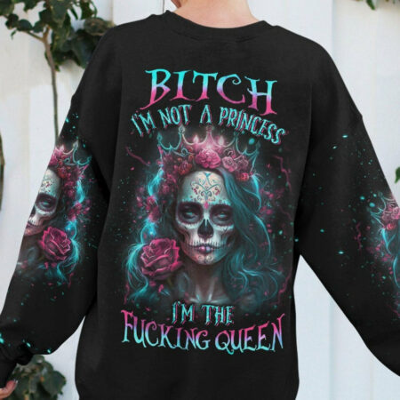 I'M THE F QUEEN SUGAR SKULL ALL OVER PRINT - YHLN1104231