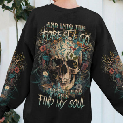 AND INTO THE FOREST I GO SKULL ALL OVER PRINT - TLNT1204232