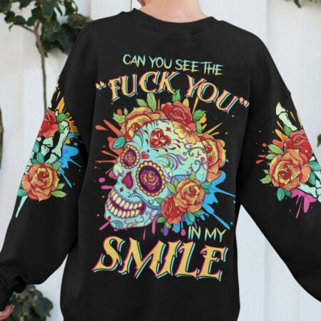 CAN YOU SEE THE F YOU SKULL ALL OVER PRINT - TLTR2303233