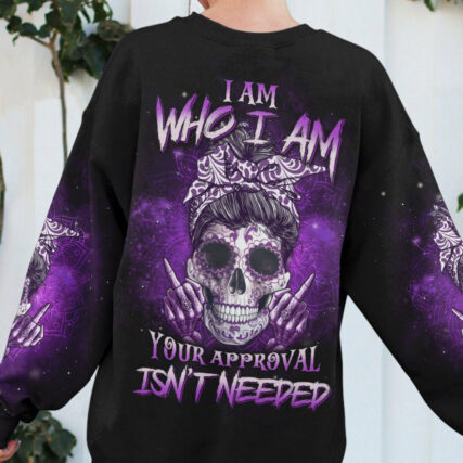 I AM WHO I AM SKULL ALL OVER PRINT - YHLN0704233