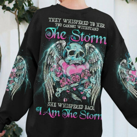 I AM THE STORM SKULL WINGS ALL OVER PRINT - TLNO1904232