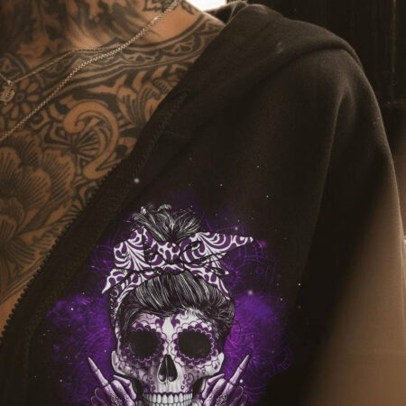 I AM WHO I AM SKULL ALL OVER PRINT - YHLN0704233