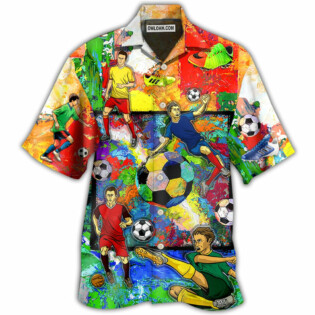 Soccer Style Colorful - Hawaiian Shirt - Owl Ohh - Owl Ohh