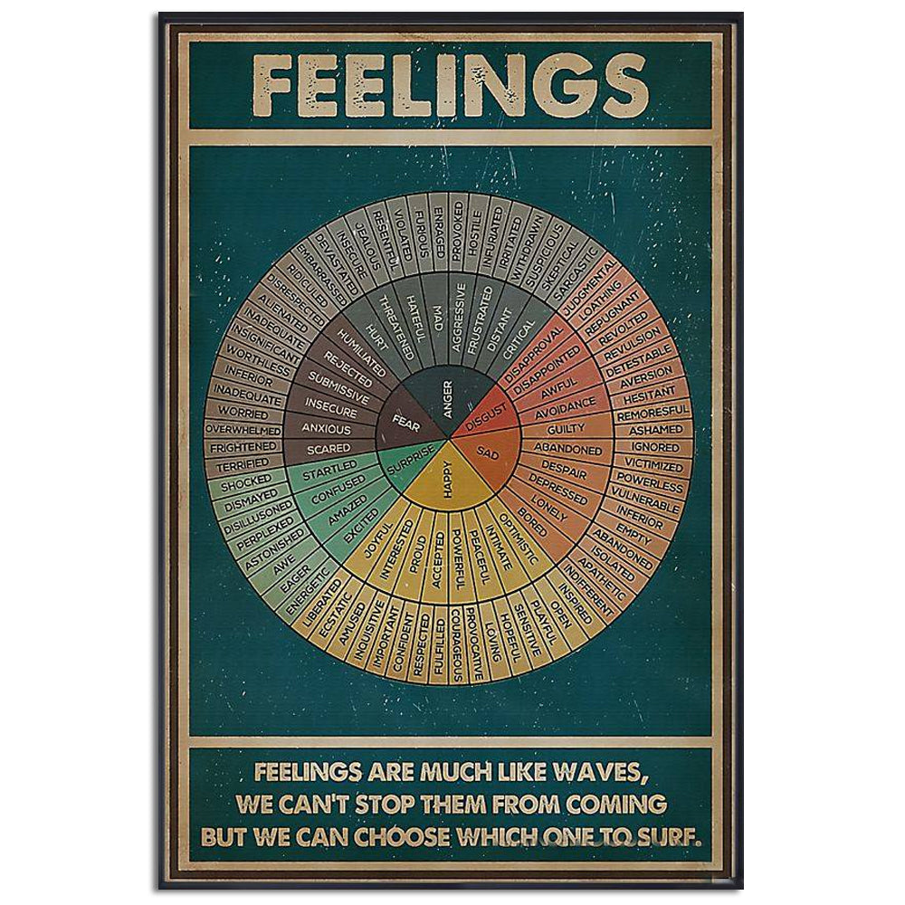 Social Worker Feelings Style - Vertical Poster - Owl Ohh - Owl Ohh