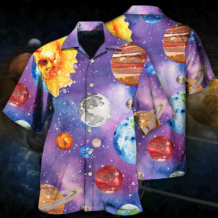Planet Solar System - Hawaiian Shirt - Owl Ohh - Owl Ohh