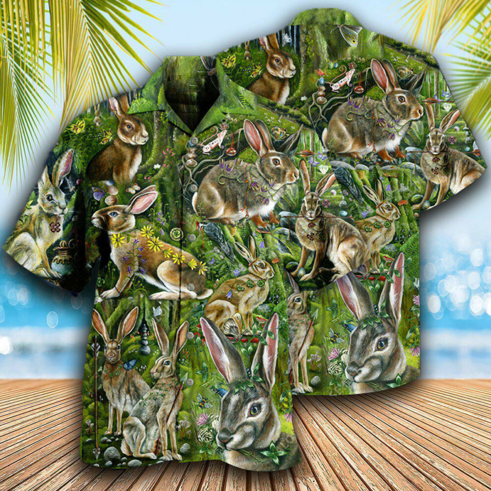 Rabbit Some Bunny Loves You - Hawaiian Shirt - Owl Ohh - Owl Ohh