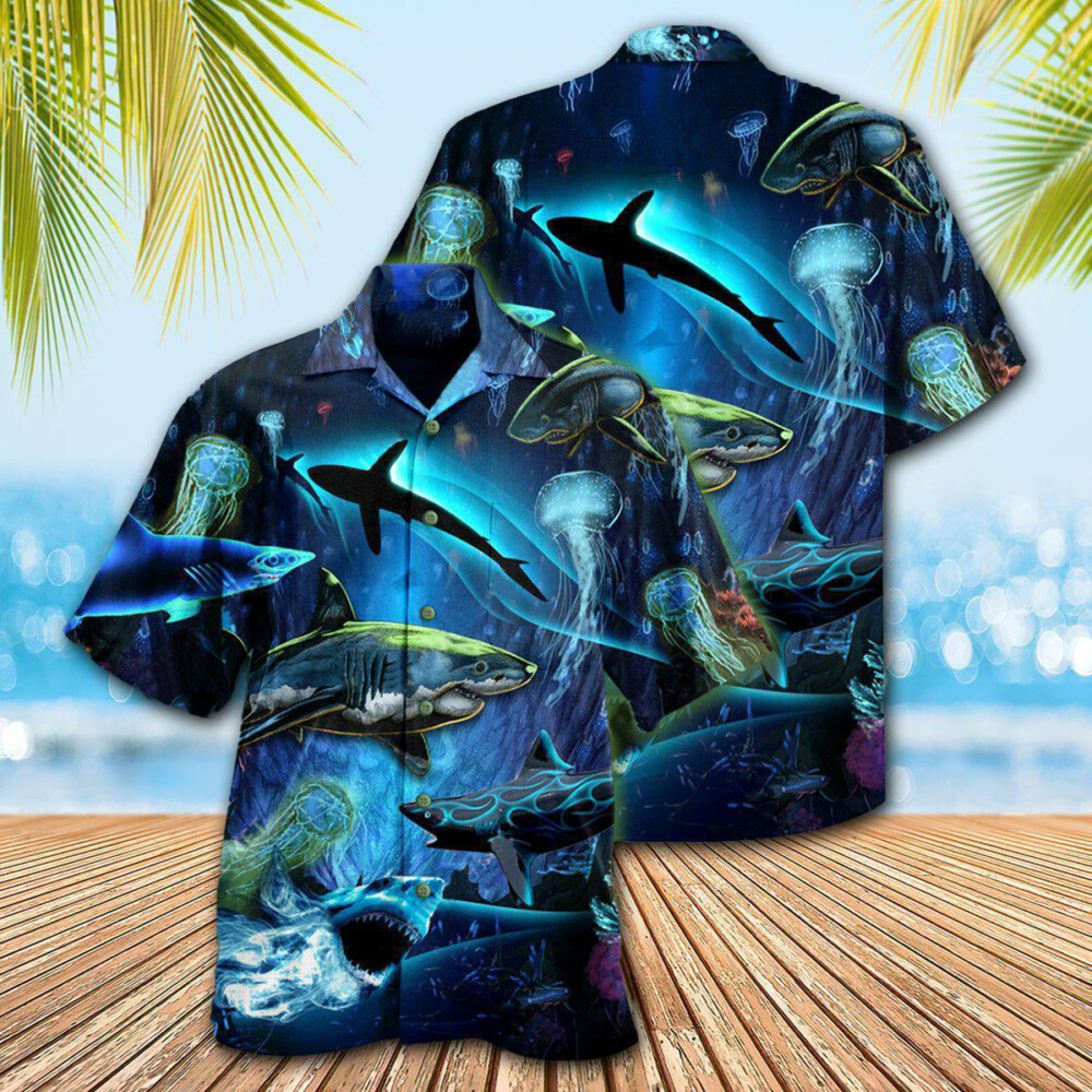 Shark Special In The Deep Ocean - Hawaiian Shirt - Owl Ohh - Owl Ohh