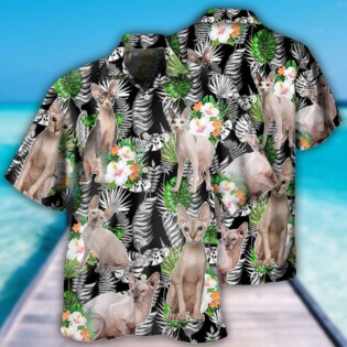 Cat Sphynx Cat Lover Tropical - Hawaiian Shirt - Owl Ohh - Owl Ohh
