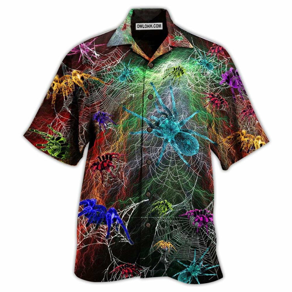 Spider Color Love Animals - Hawaiian Shirt - Owl Ohh - Owl Ohh