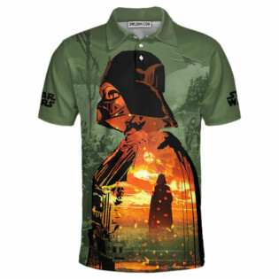 Star Wars Darth Vader Fire Gift For Fans Polo Shirt-Owl Ohh