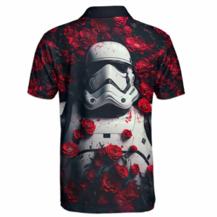Star Wars Stormtrooper Flower Gift For Fans Polo Shirt-Owl Ohh