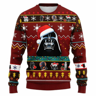 Christmas Star Wars Dark Vader Lover Gift - Sweater - Ugly Christmas Sweaters