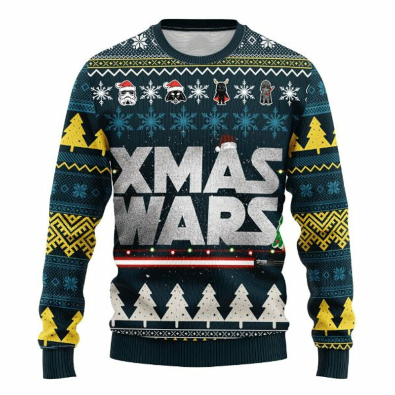 Christmas Star Wars Xmas Gifts, Xmas Wars - Sweater - Ugly Christmas Sweater