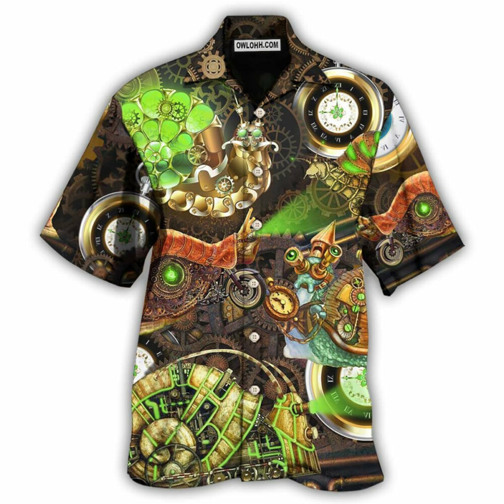 Steampunk Amazing Snail - Hawaiian Shirt - Owl Ohh - Owl Ohh