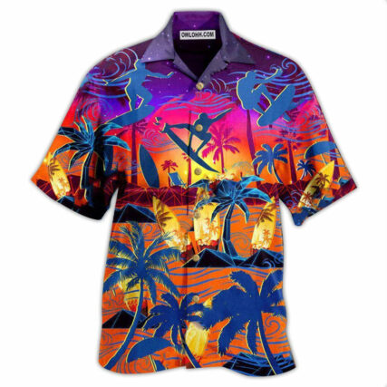 Surfing Make Your Own Waves - Hawaiian Shirt - Owl Ohh - Owl Ohh