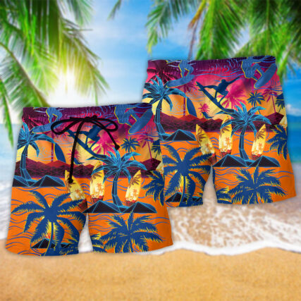 Surfing Make Your Own Waves - Beach Short - Owl Ohh - Owl Ohh