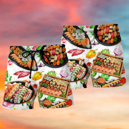 Sushi High Feeling Delicious Style - Beach Short - Owl Ohh - Owl Ohh