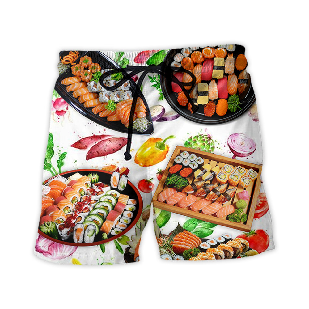 Sushi High Feeling Delicious Style - Beach Short - Owl Ohh - Owl Ohh