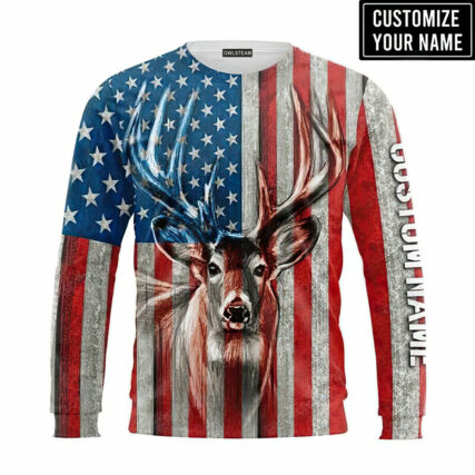 Beautiful Deer Hunting Personalized - Hoodie - HOOD01FNN061121