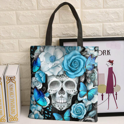 Skull Butterfly Skull Mystic - Tote Bag - Owl Ohh - Owl Ohh