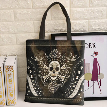 Skull Luxury Iron Skull - Tote Bag - Owl Ohh - Owl Ohh