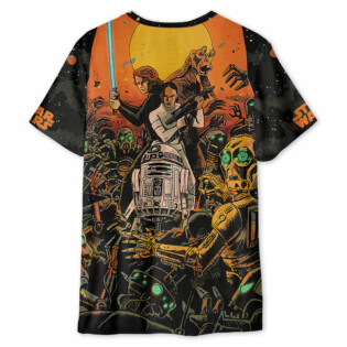Starwars Halloween Return To Mustafar In Ghosts Of Vader’s Castle - Unisex 3D T-shirt