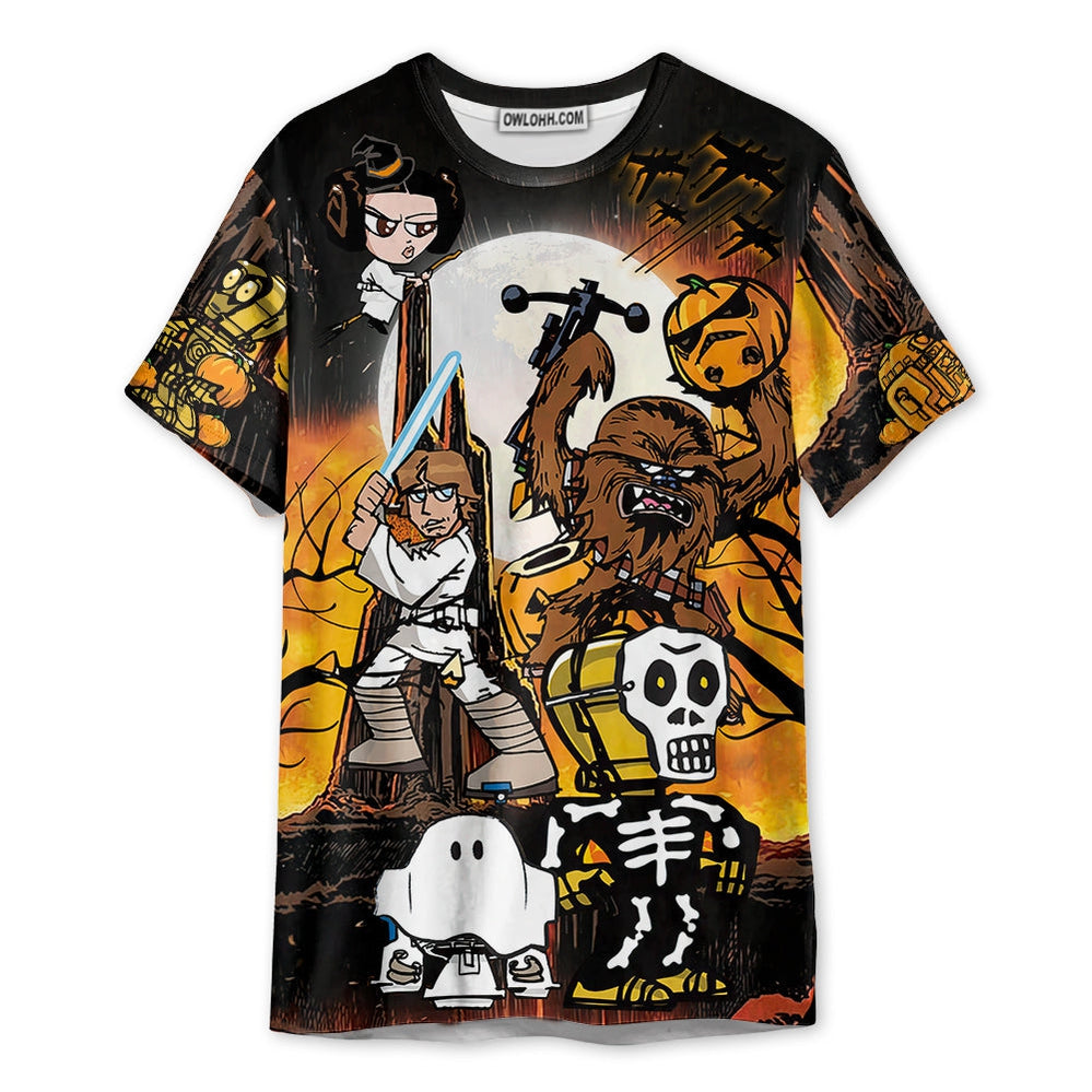 Starwars Halloween Spooky Star Wars Comics - Unisex 3D T-shirt