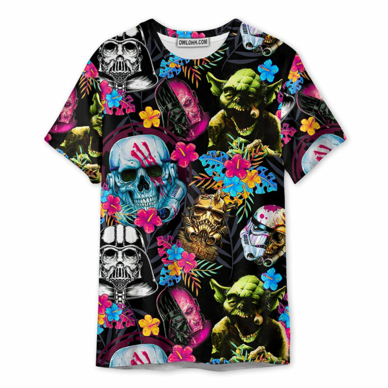 Halloween Starwars Horror Summer Tropical - Unisex 3D T-shirt