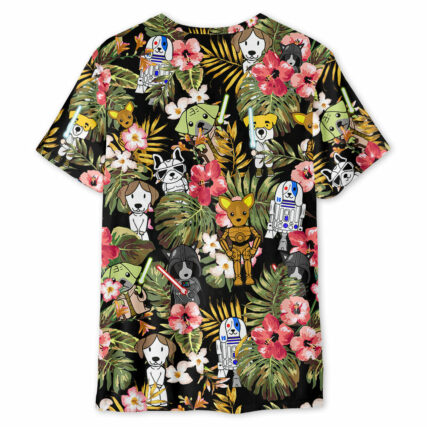 Star Dogs Tropical - Unisex 3D T-shirt