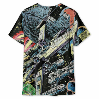 Star Wars Han Solo Spaceship - Unisex 3D T-shirt