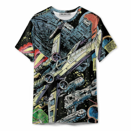 Star Wars Han Solo Spaceship - Unisex 3D T-shirt