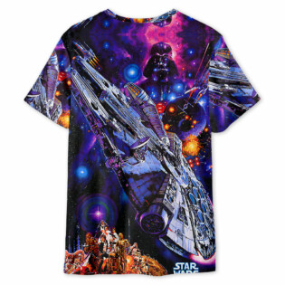 Star Wars Darth Vader Millennium Falcon - Unisex 3D T-shirt
